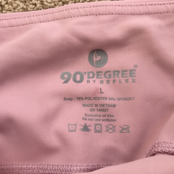 NWT! 90 degrees large shadow petal Capri tights - Picture 3 of 8